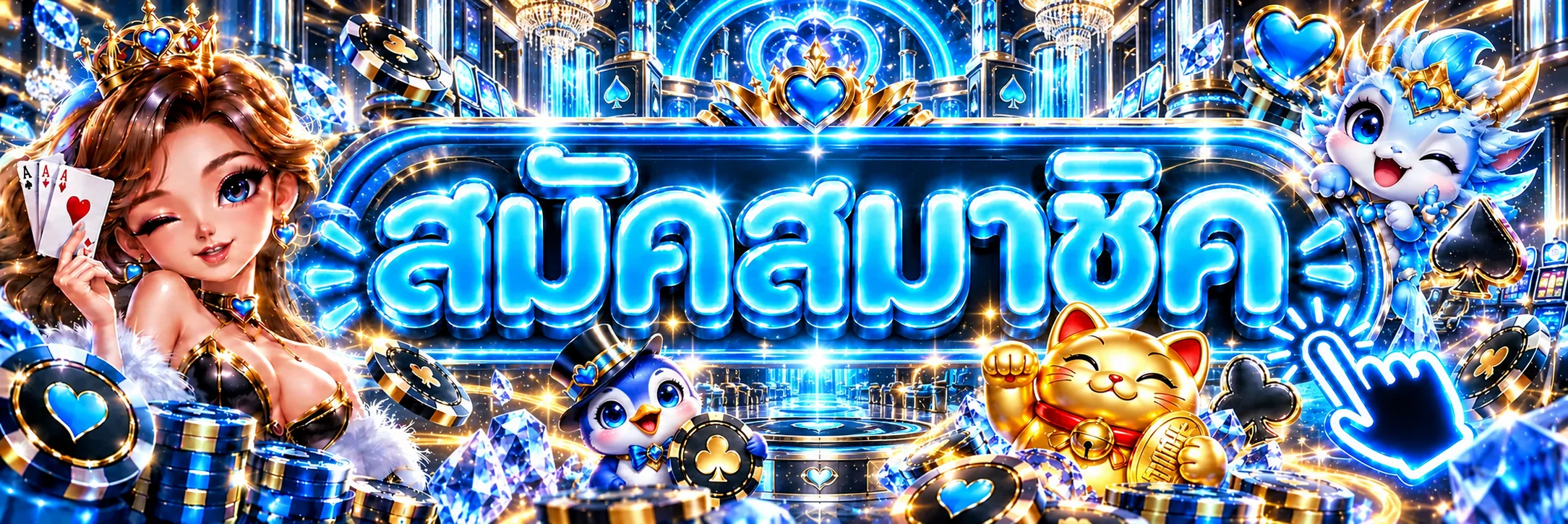แบนเนอร์สมัครสมาชิกและทางเข้า WMCLUB99